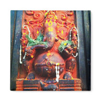God Ganesha statue magnets