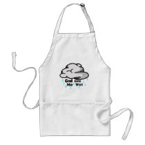 God Gets Me Wet Aprons