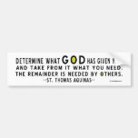 God Given You Bumper Bumper Sticker