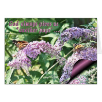 God Gives Us Another Page-add your words cards