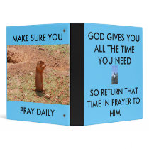 GOD GIVES YOU TIME binders
