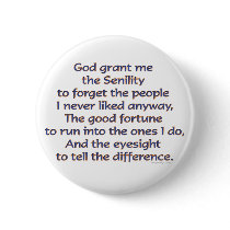 God Grant Me Button