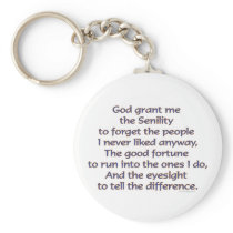 God Grant Me Keychain by ironydesign God Grant Me Keychain