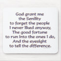 God Grant Me Mousepad