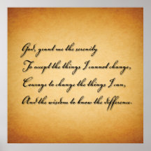 God Grant Me the Serenity Print