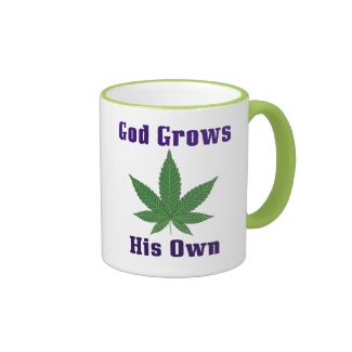 God Grows His Own Ringer Coffee Mug