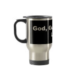God, Guns and Lipstick Sarah Palin Travel M Mug