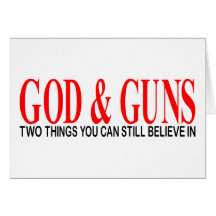 GOD & GUNS CARD
