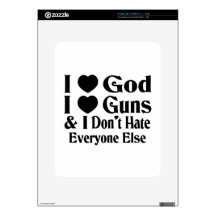 God & Guns iPad Decals