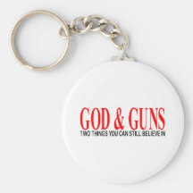 GOD & GUNS KEY CHAIN