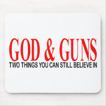 GOD & GUNS MOUSEPAD
