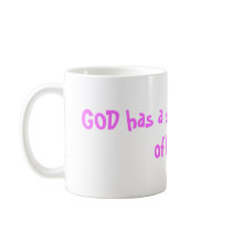 GOD has a delicious sense of humor mugs