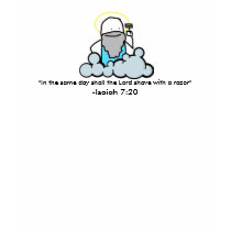 God has a sweet beard t-shirts