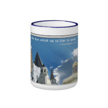 "God has called us to live in Peace" Coffee Mug