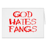 God Hates Fangs Cards