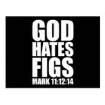 God Hates Figs 11:12-14 Post Cards