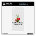 God Hates Shrimp Skins For iPhone 4