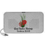 God Hates Shrimp Travel Speakers