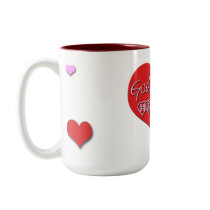 God Heals Hearts Christian Design Mug by CreativeBabe God Heals Hearts Christian Design Mug