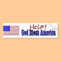 God Help America bumper stickers