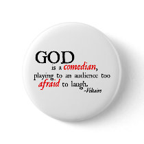 God is A Comedian Pins