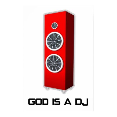 God is a DJ Poster by shagun