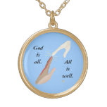 God is all Well Energy Multi-racial Hands Necklace necklaces
