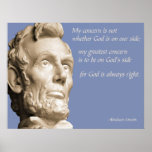 God is Always Right Print