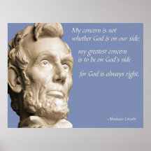God is Always Right Print