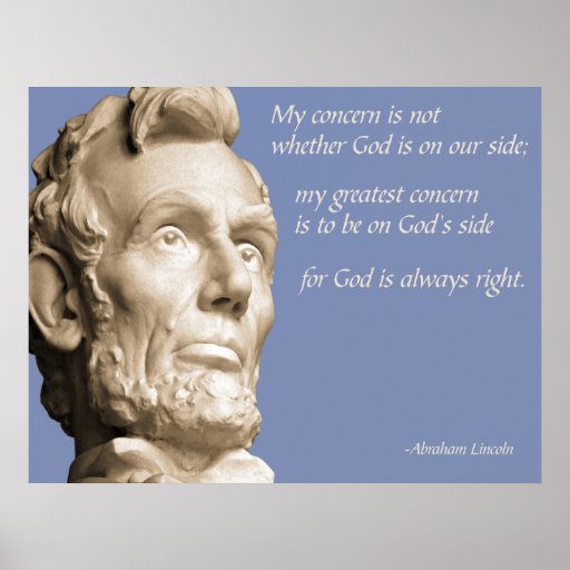 God is Always Right Print
