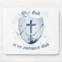 God is Awesome (version 2) Mousepads