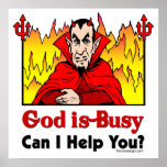 God Is Busy, Can I Help You? Poster