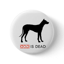God is Dead badge buttons by de_volution God is Dead badge buttons