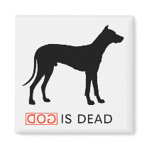 God is Dead Magnet by de_volution God is Dead Magnet