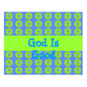 God is Good - groovy poster posters