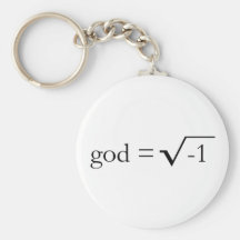 God is Imaginary Key Chain