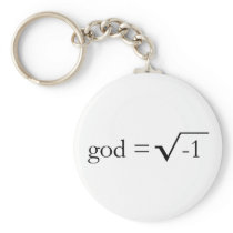 God is Imaginary Key Chain