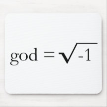 God is Imaginary Mouse Pads