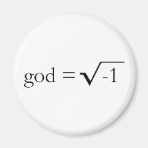 God is Imaginary Refrigerator Magnets
