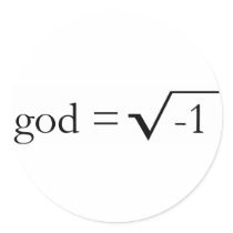 God is Imaginary Stickers