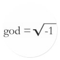 God is Imaginary stickers by jamesatracy God is Imaginary stickers