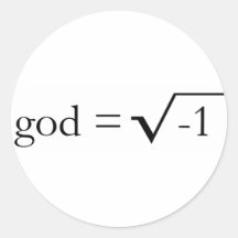 God is Imaginary Stickers
