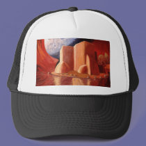 God is in the Moon hats