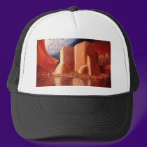 God is in the Moon hats