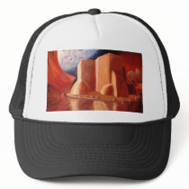 God is in the Moon hats by AlanHeuer God is in the Moon hats