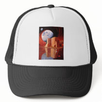 God is in the Moon hats