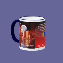 "God is in the Moon" mugs