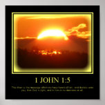 God is Light Posters