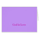 God is love cards by FellowPilgrim God is love cards