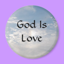 God Is Love - magnet by Horseshoes3 God Is Love - magnet